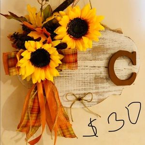 Fun Holiday Christmas Wreaths/ Fall farmhouse wooden